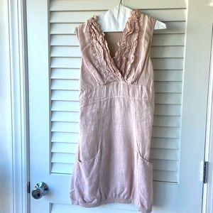 Made in Italy bubble linen dress